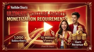YouTube Shorts Monetization Requirements 2026: How to Earn Money
