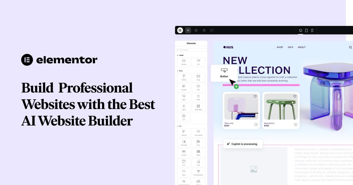 Elementor Pro is an advanced drag-and-drop page builder