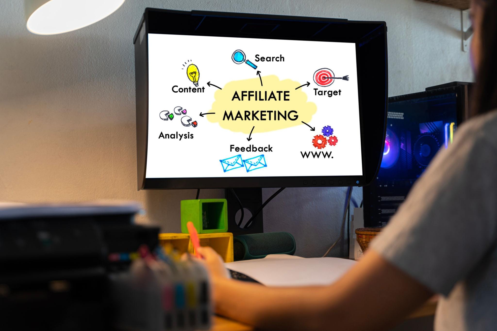 Affiliate marketing website
