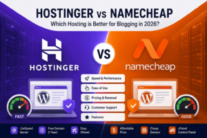 Hostinger vs Namecheap: Which Hosting is Best for Blogging in 2026?