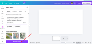 canva magic media generate image